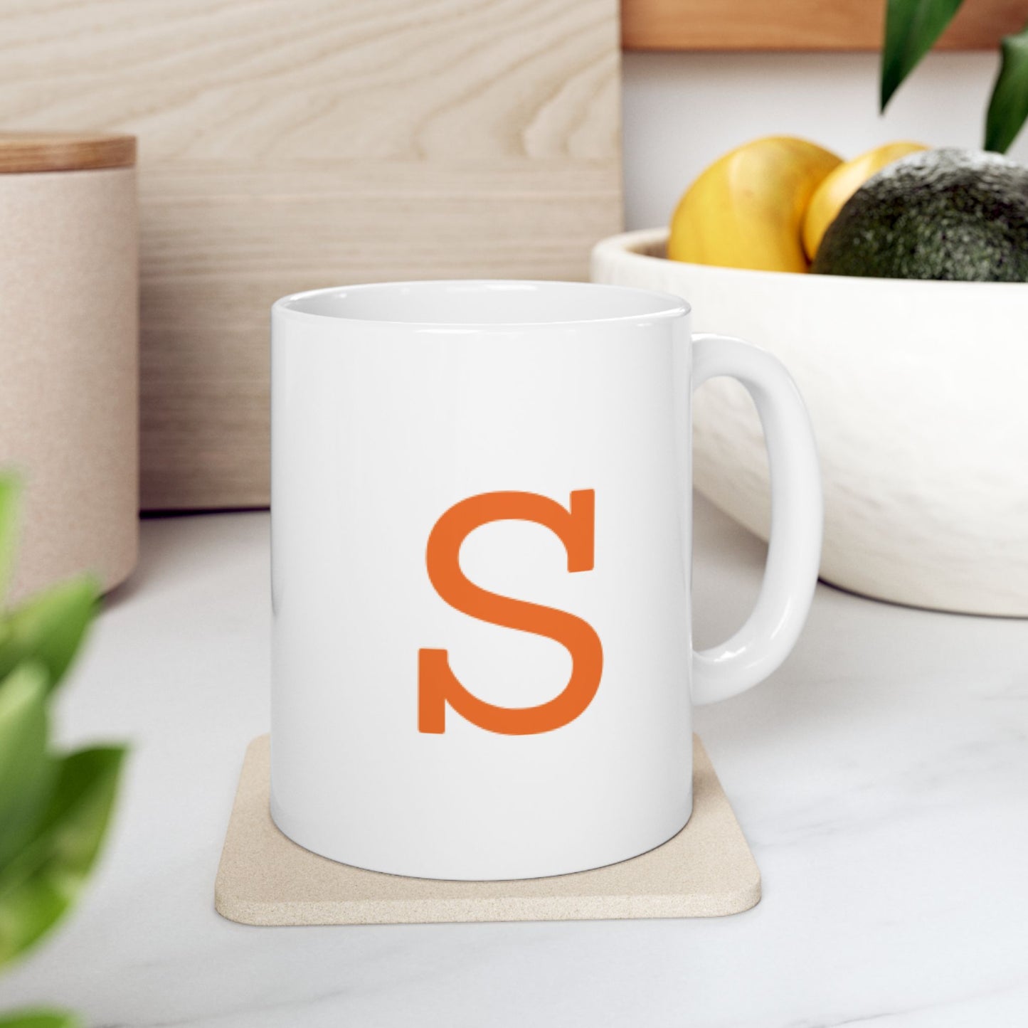 Designer Inspired Initial Coffee Mugs