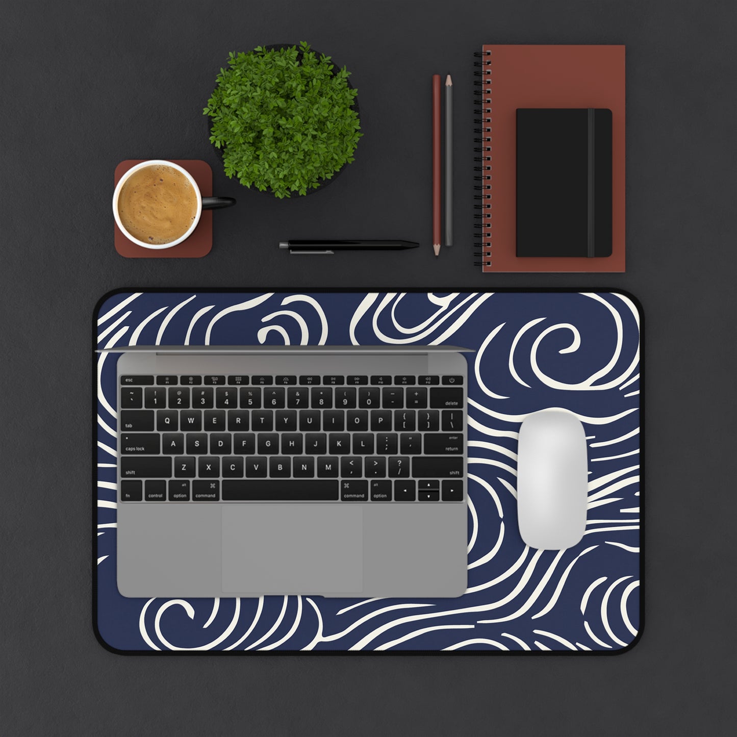 “Midnight Waves” Desk Mat