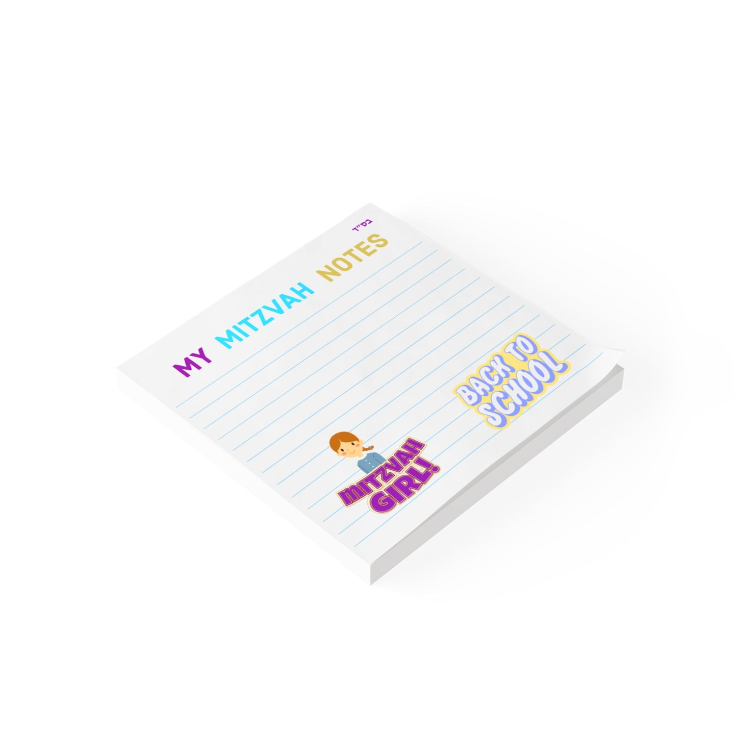 Post-it® Mitzvah Notes - Girls