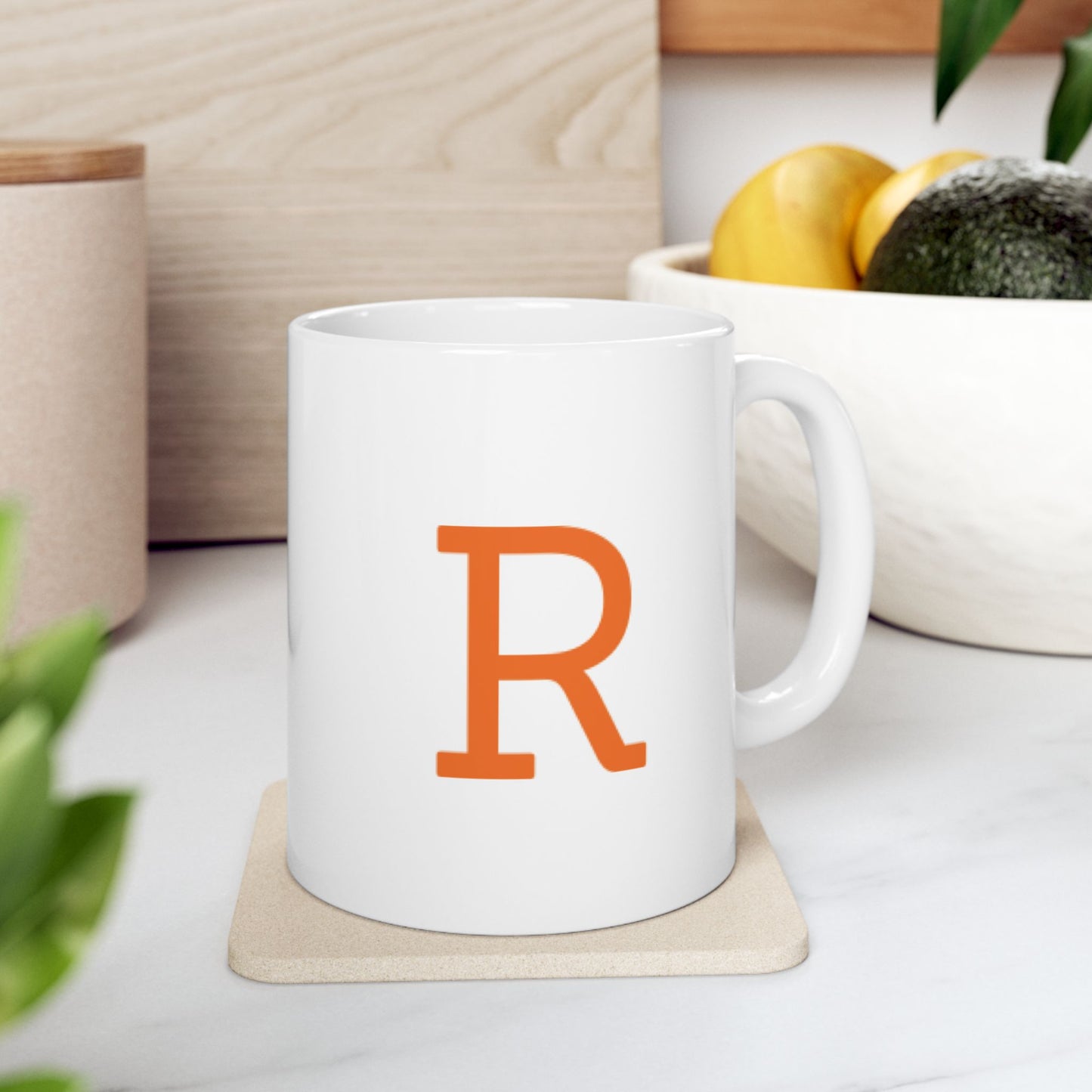 Designer Inspired Initial Coffee Mugs