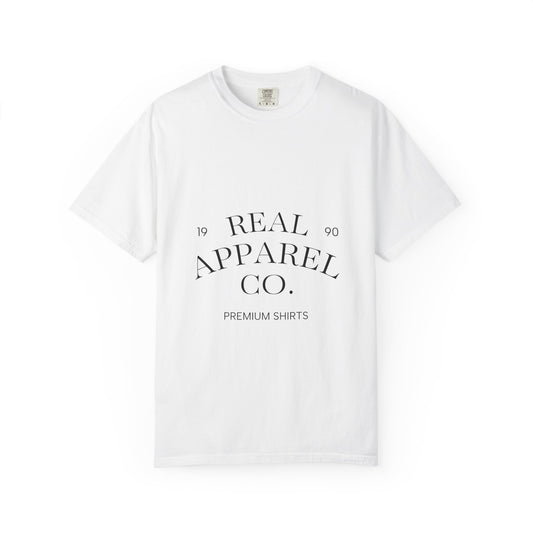 Vintage Logo T-Shirt — "Real Apparel Co. Premium Shirts"