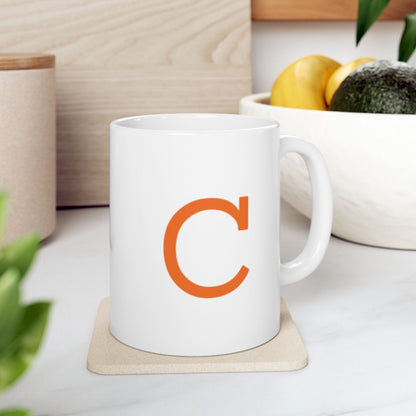 Designer Inspired Initial Coffee Mugs