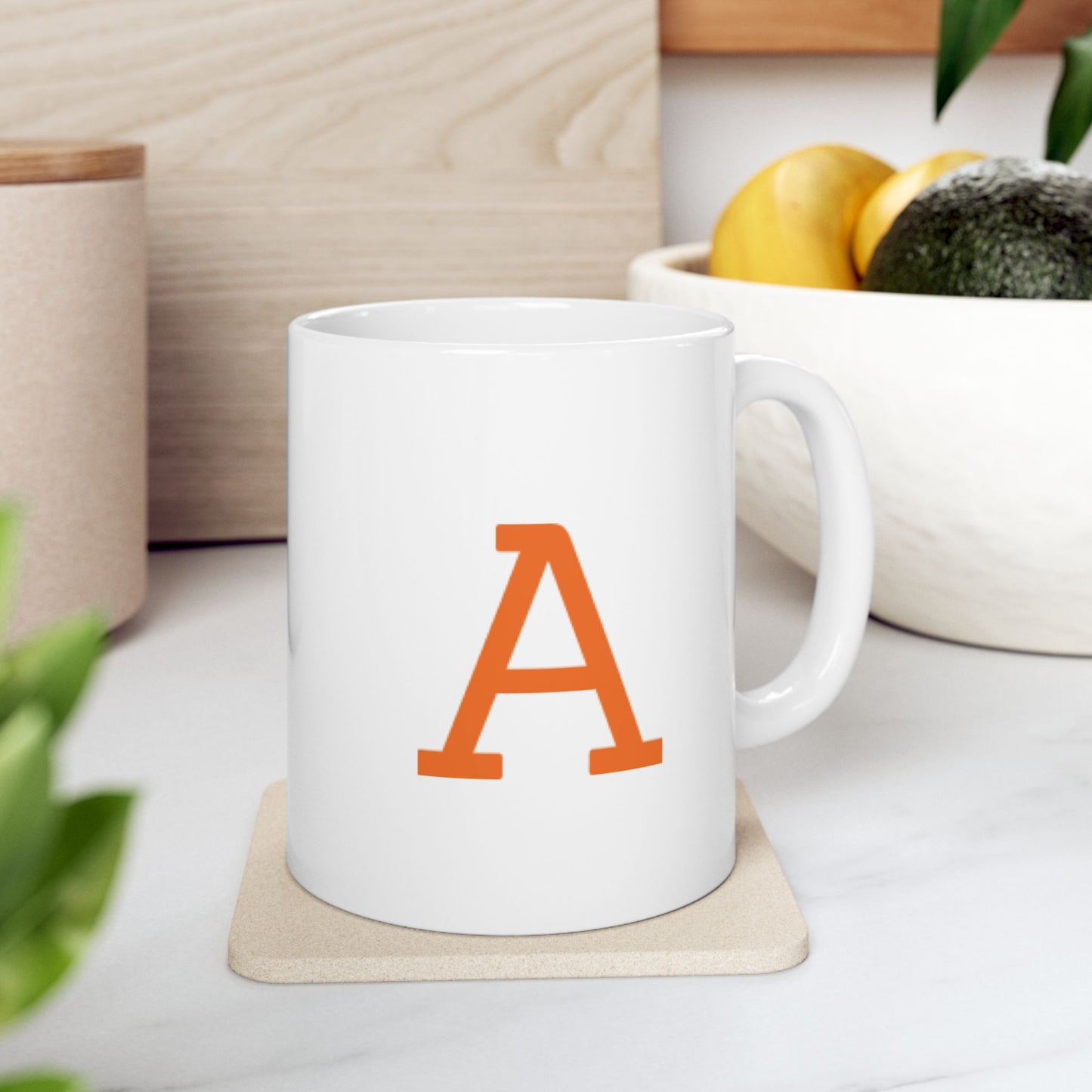 Designer Inspired Initial Coffee Mugs