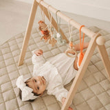 Handmade Crochet Toys for Baby Gym | Boho Desert