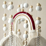Handmade Boho Nursery Mobile | Macrame Rainbow